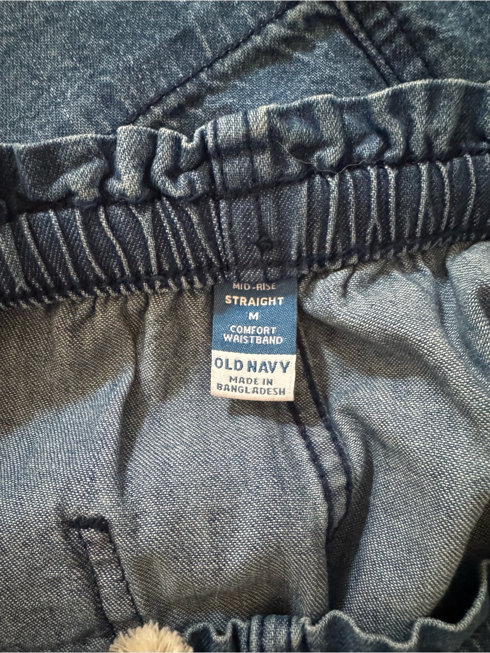 High-Waisted Utility Ankle Pants - Medium Wash - Picture 5 of 8